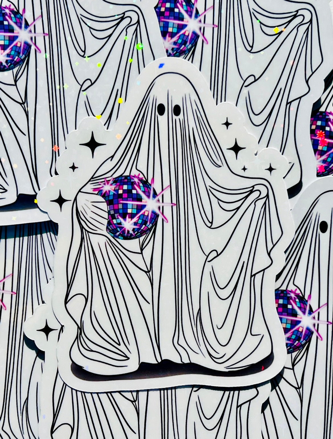 Party Ghost Sticker