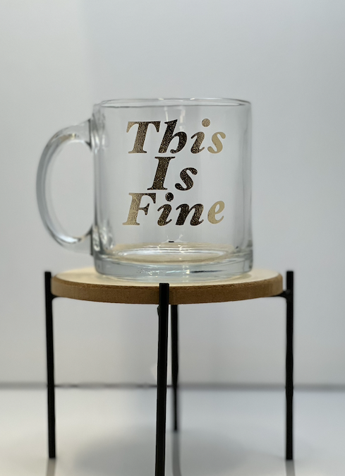 This is Fine Glass Coffee Mug